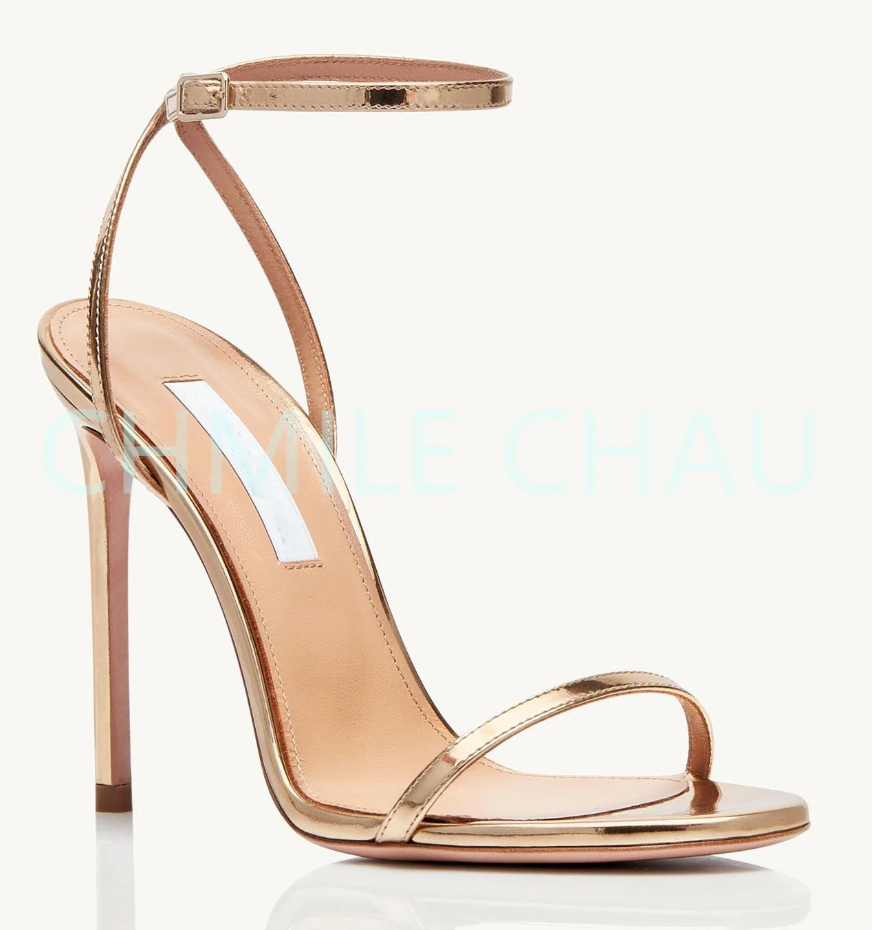 Concise Luxury Designer Women Sandals Stiletto High Heel Fetish Banquet Evening Party Plus Size Shoe Chaussure Femme 30-CHC-30