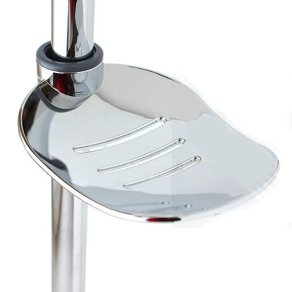 

22mm 24cm 25cm Abs Plastic Shower Rail Soap Dish Box Soap Holder Soap Pallet Shower Rod Holder For Bathroom Accessoriess X8g0