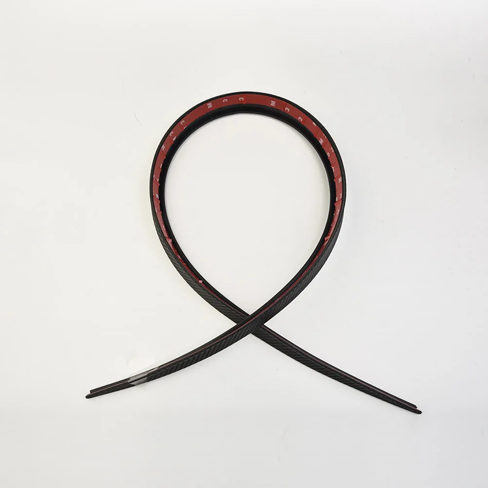 

Wing Car Spoiler Bonnet Flexible Hatch Gate Lip Rear Roof Tail Trunk 1.2M Accessory Black PU Parts Replacement