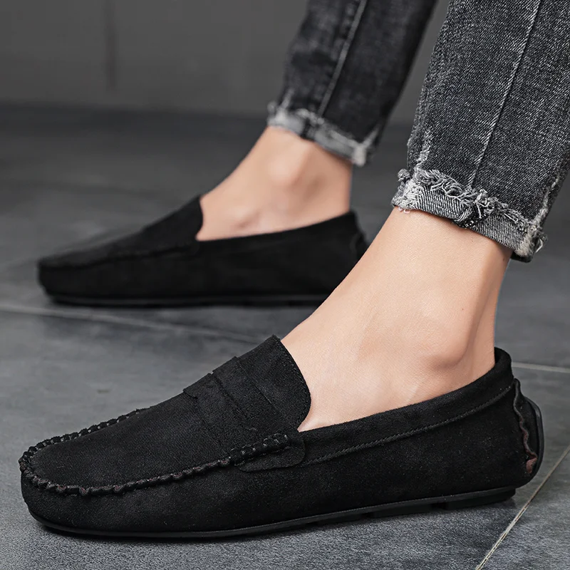 

Luxury Designer High Quality Loafers Men Casual Shoes Man Moccasins Slip On Men's Flats Fashion Men Shoes Male Driving Shoes