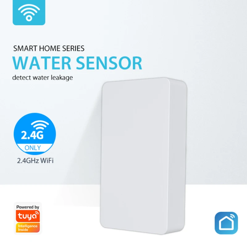 

Water Leakage Alarm Smart Home Tuya Smart Flood Alert Overflow Detector Wifi Wireless Water Leak Sensor Home Security Alar