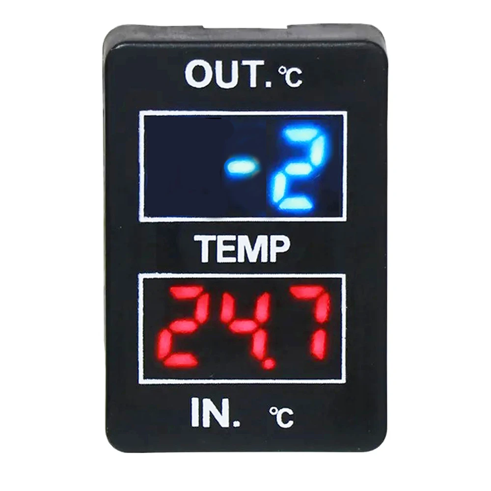 

Автомобильный термометр, внутренний/внешний дисплей температуры, двойной датчик температуры для TOYOTA, Camry, Corolla, Yaris, RAV