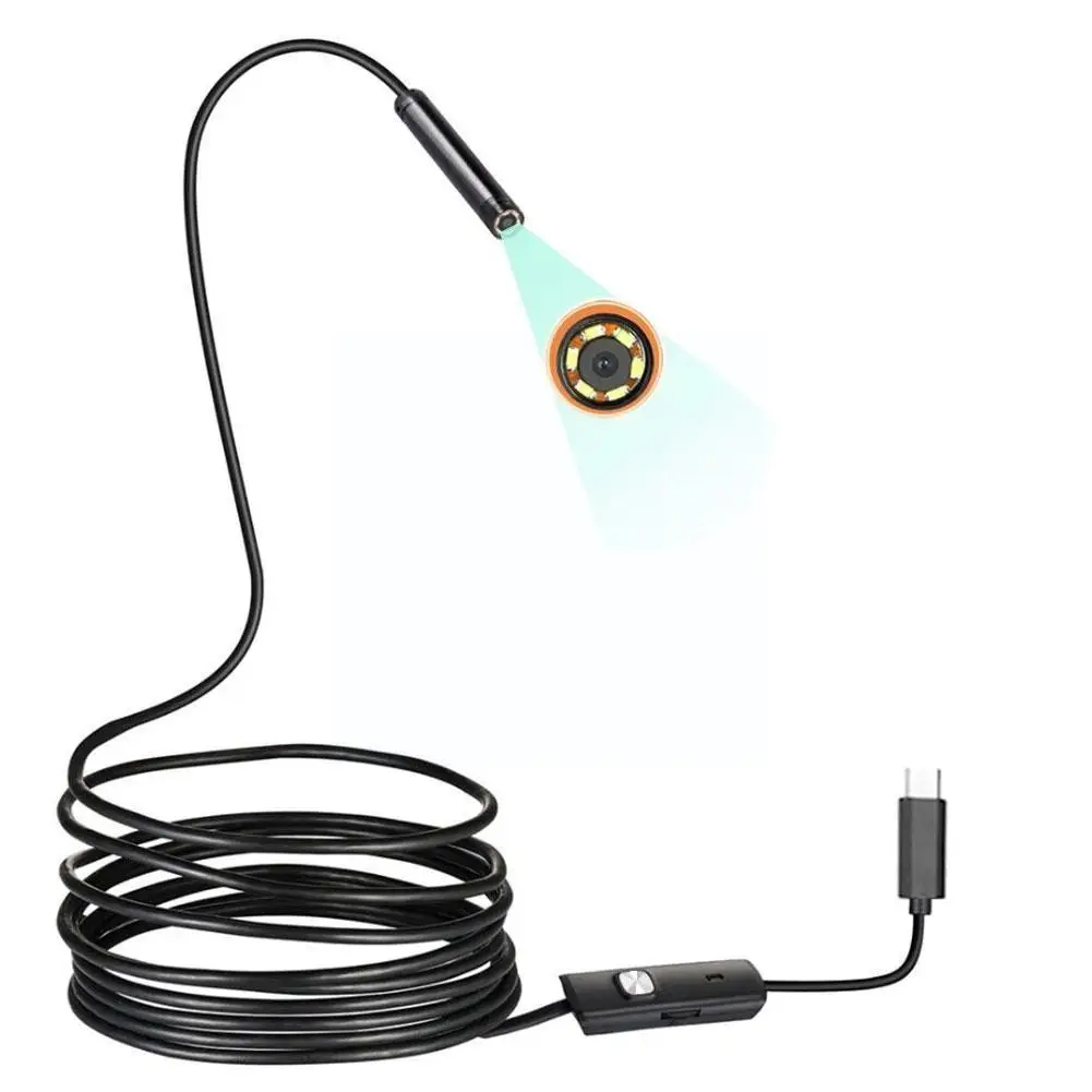 

Мини-камера-эндоскоп H9K2, Usb Type-C, для автомобиля, для осмотра