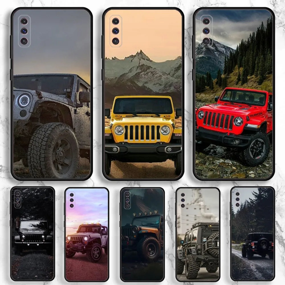 Чехол для телефона J-Jeeps Off-road SUV Samsung Galaxy A13 A21s A22 A31 A32 A52 A53 A71 A80 A91 мягкий черный чехол