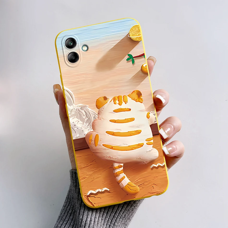 Чехол для Samsung Galaxy A05S 2023 милый мультяшный мягкий чехол-накладка A04 A04S A05 SM-A057F
