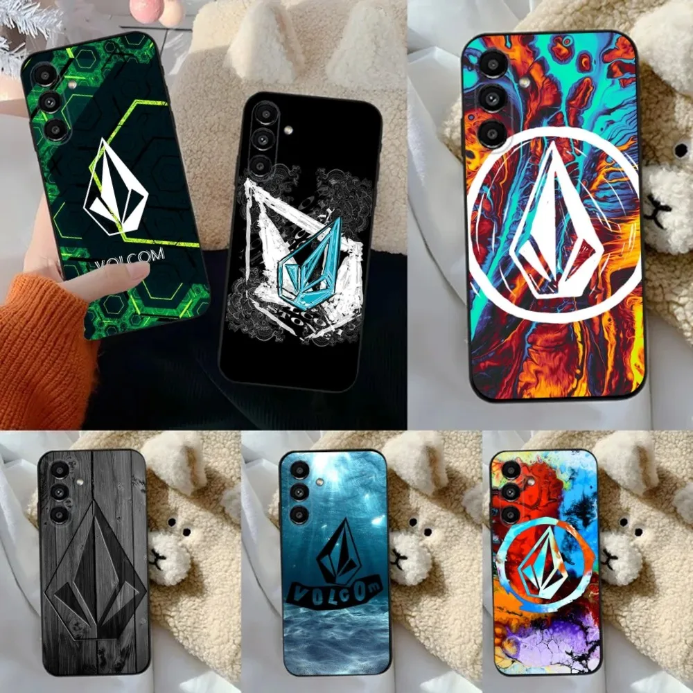 Модный стильный спортивный чехол для телефона V-VolcomS Samsung S24 23 22 30 21 10 9 Ultra Plus Lite FE 5G