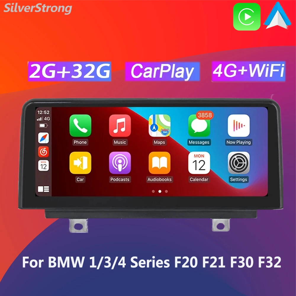 

IPS CarPlay,Android10/11,Car Multimedia Player,for BMW F30 F20 F31 F22 F21 F32 F33 F36,1/2/3/4 series,NBT System,Autoradio GPS