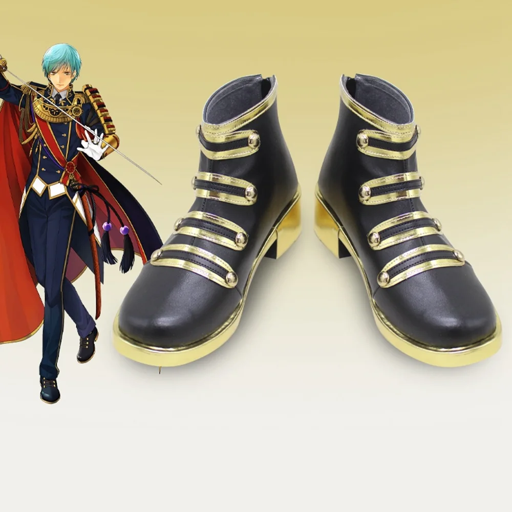 

Unisex Anime Cos KATSUGEKI TOUKEN RANBU Ichigo Hitofuri Cosplay Costumes Shoes Boots Custom Size