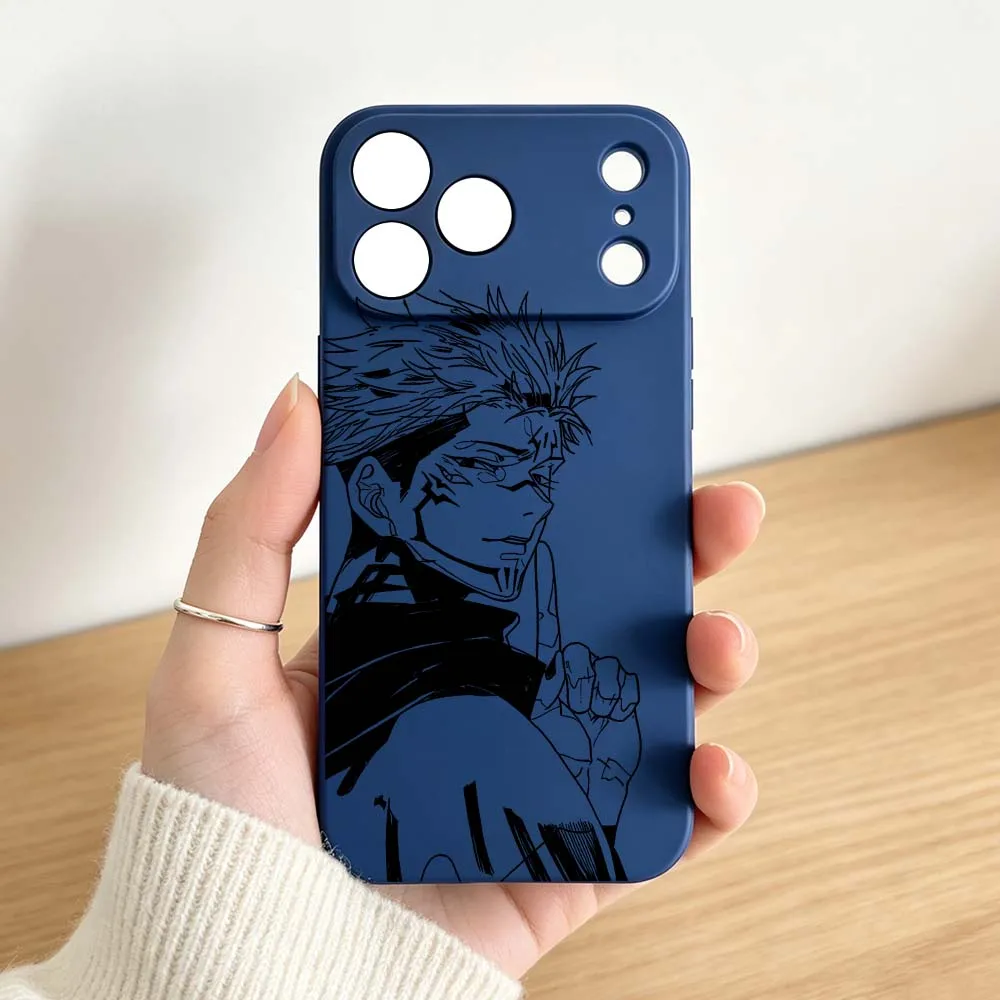 Фото Чехол для телефона Sukuna Ryoumen Jujutsu для Apple iPhone 17 16 16e 15 14 13 12 11 Pro Max Plus Mini, мягкий, подарок №3