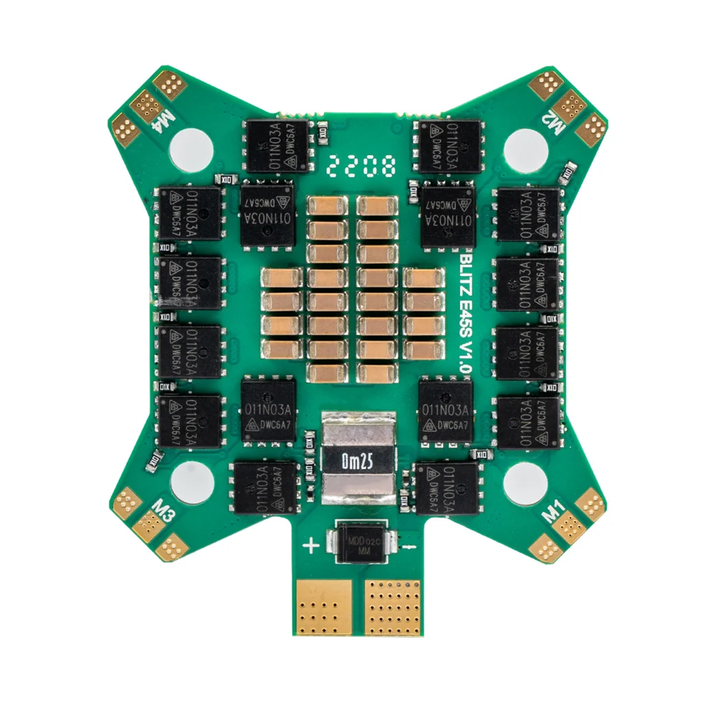 

IFlight BLITZ E45S 4-в-1 45A 2-6S ESC для FPV дрона квадрокоптера аксессуары 30,5*30,5 мм
