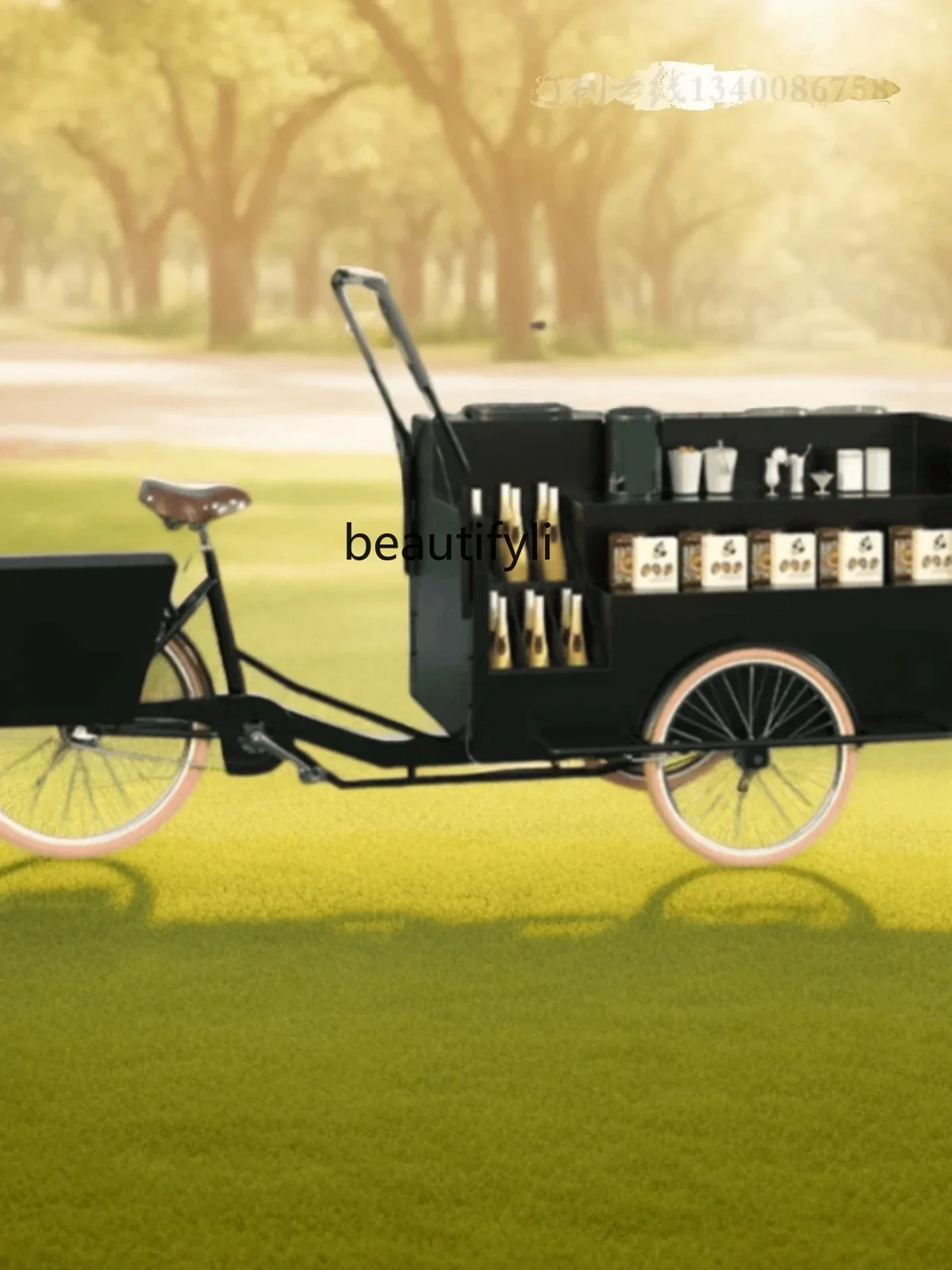 Уличная мобильная тележка для киоска продвижение магазина витрина ночной рынок