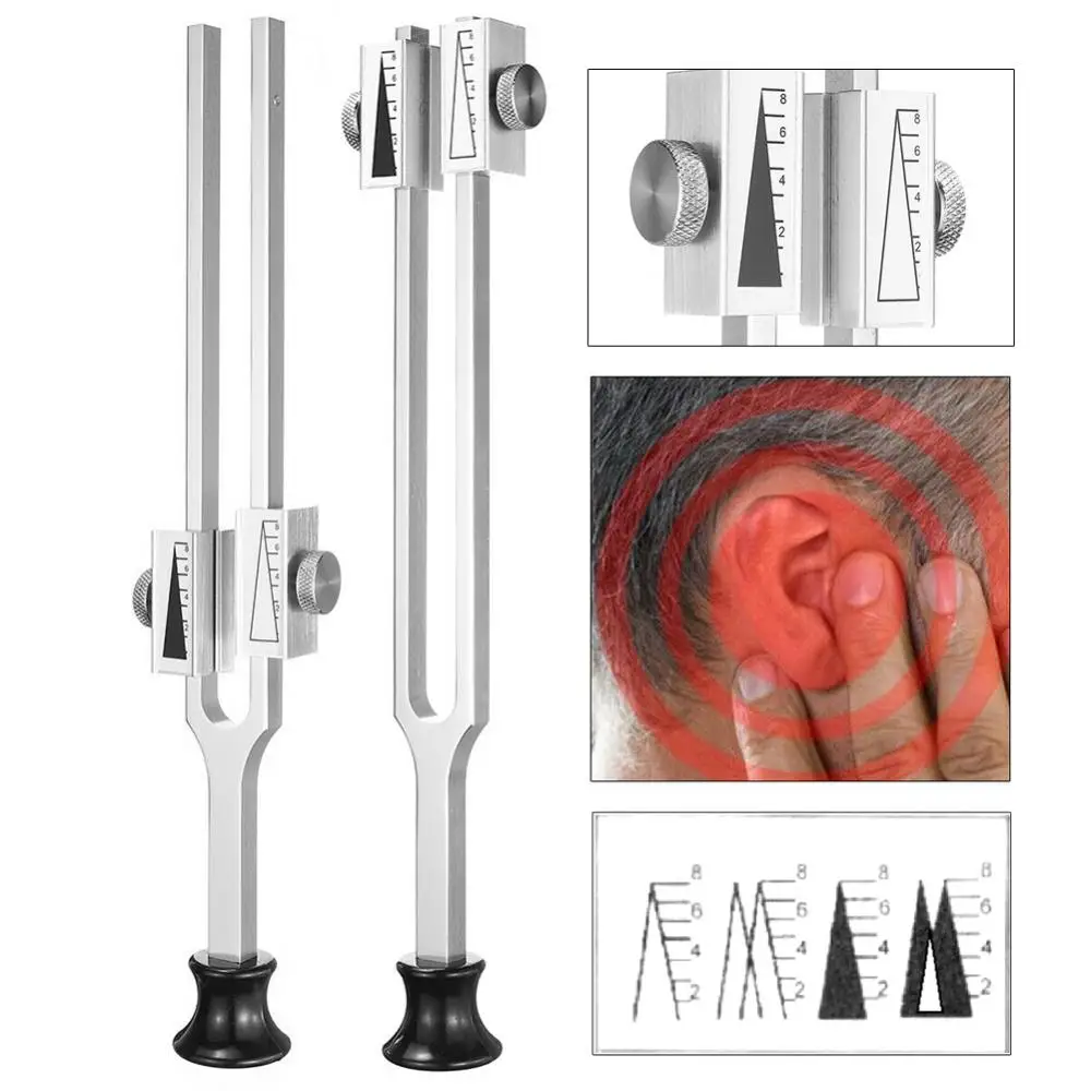 Регулируемый алюминиевый сплав C64 Гц C128 камертон неврологический