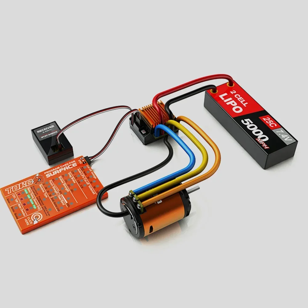 SKYRC Cheetah 1/10 CS60 60A Sensored ESC с бесщеточным двигателем 8 5T 4000KV 10 3250KV 13 2590KV 17 1870KV 21 1600KV