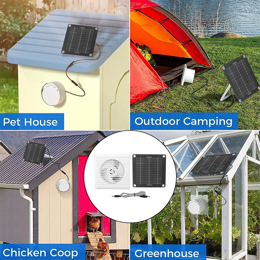 Вентилятор на солнечной панели 12 В 30 Вт