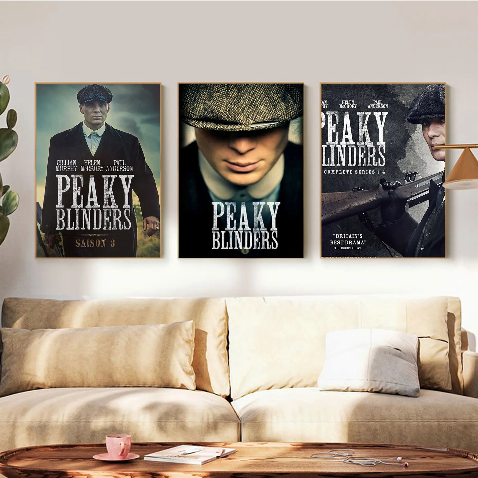 

P-Peaky-Blinders DIY Sticky Poster Whitepaper Sticker DIY Room Bar Cafe Wall Decor