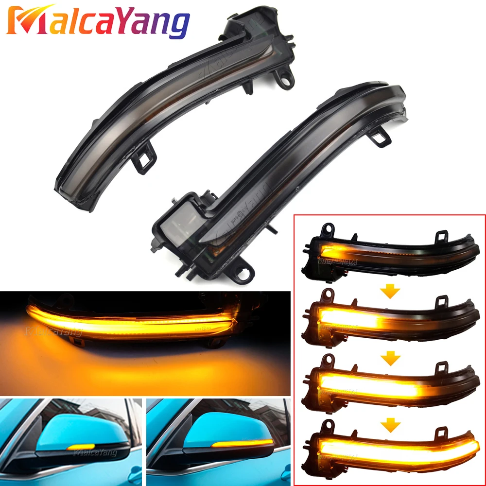 2X для BMW1 2 3 4 серии X1 F20 F21 F22 F30 F31 F34 F32 E84 i3 светодиодный динамический поворотный