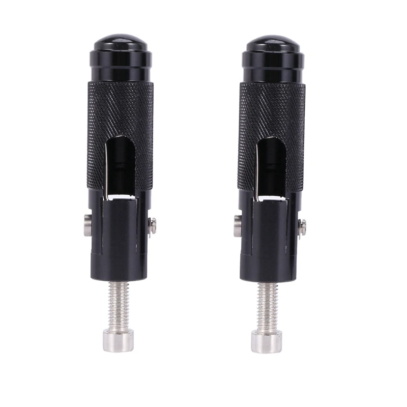 

8X Black 8Mm Cnc Universal Motorcycle Bike Folding Foot Pegs Rear Rest Racing Cruiser Chopper Cafe Racer