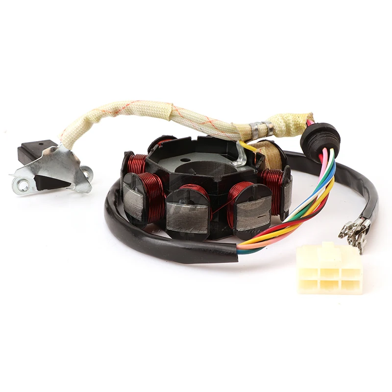 8 Coil Magneto Flywheel Stator For CG 150cc 200cc 250cc 300cc Engine PIT Quad Dirt Bike ATV Go Kart