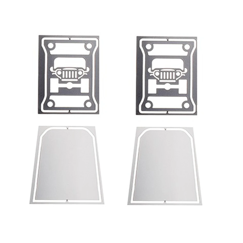 

Металлический задний фонарь, обшивка заднего фонаря, задний фонарь, декоративная деталь для осевого SCX6 Jeep J1/6, обновленные детали для радиоу...