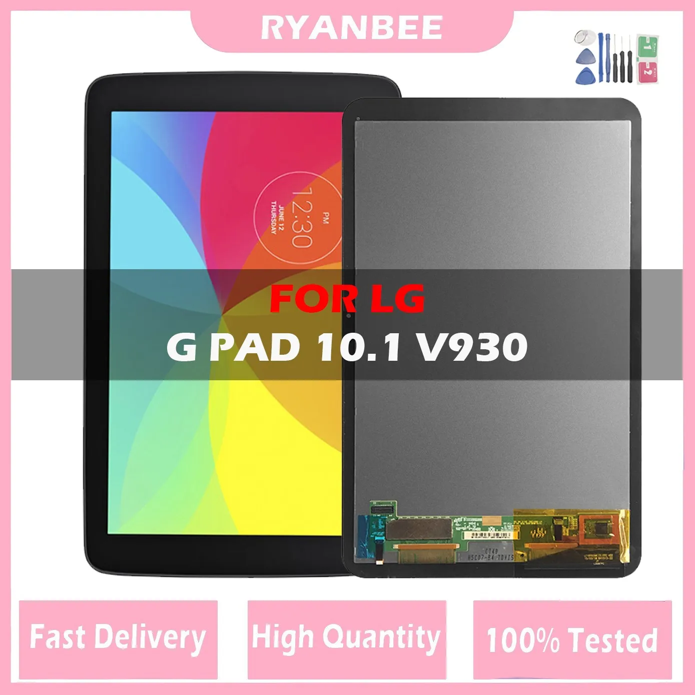 Оригинальный Новый ЖК-дисплей для LG G Pad 10,1 V930 V935 V940, ЖК-дисплей для LG G Pad V930, сменный ЖК-дисплей
