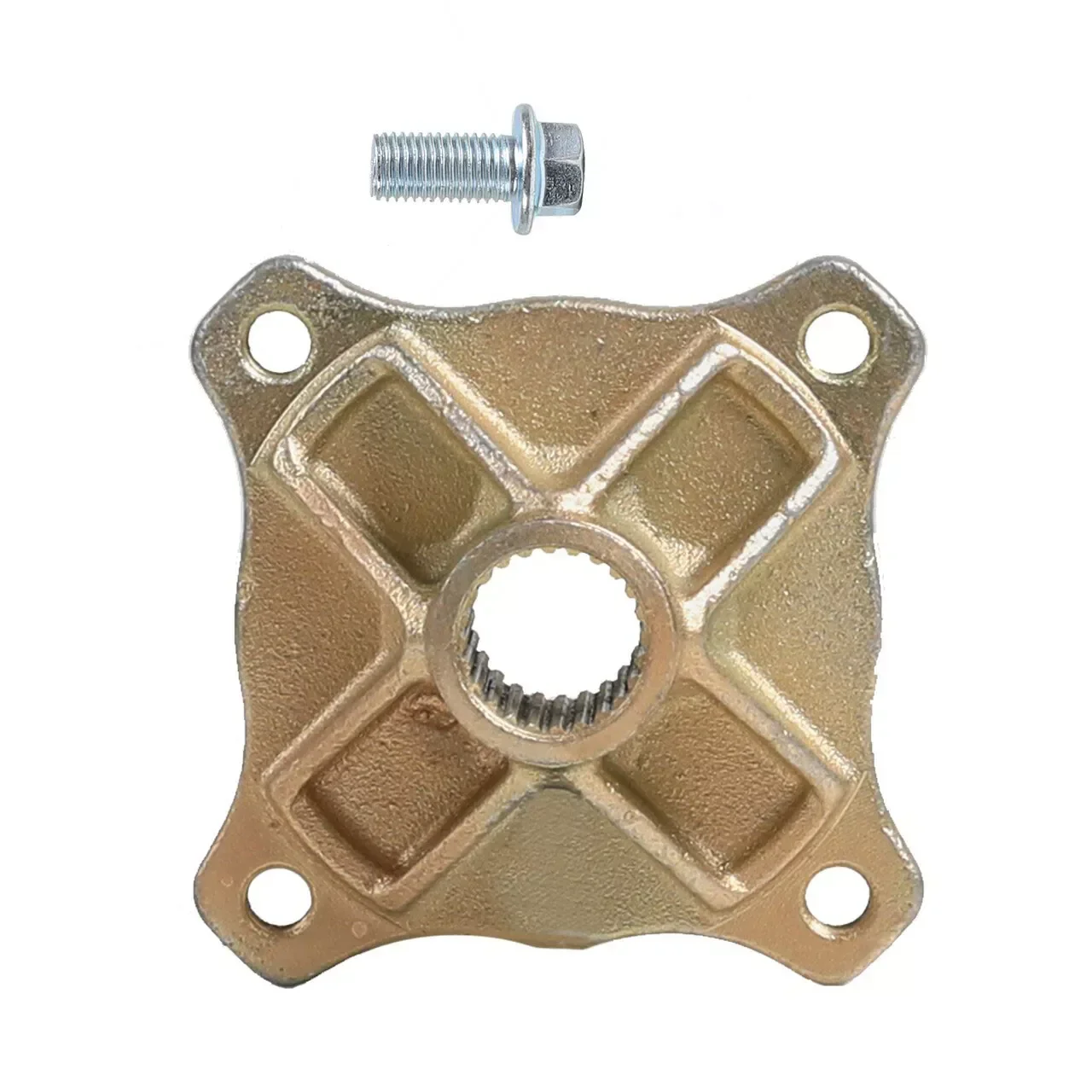 1 пара 4-контактных шлицевых ступиц заднего моста 24T 25 мм для 125cc 150cc 200cc Go Kart ATV Quad Buggy