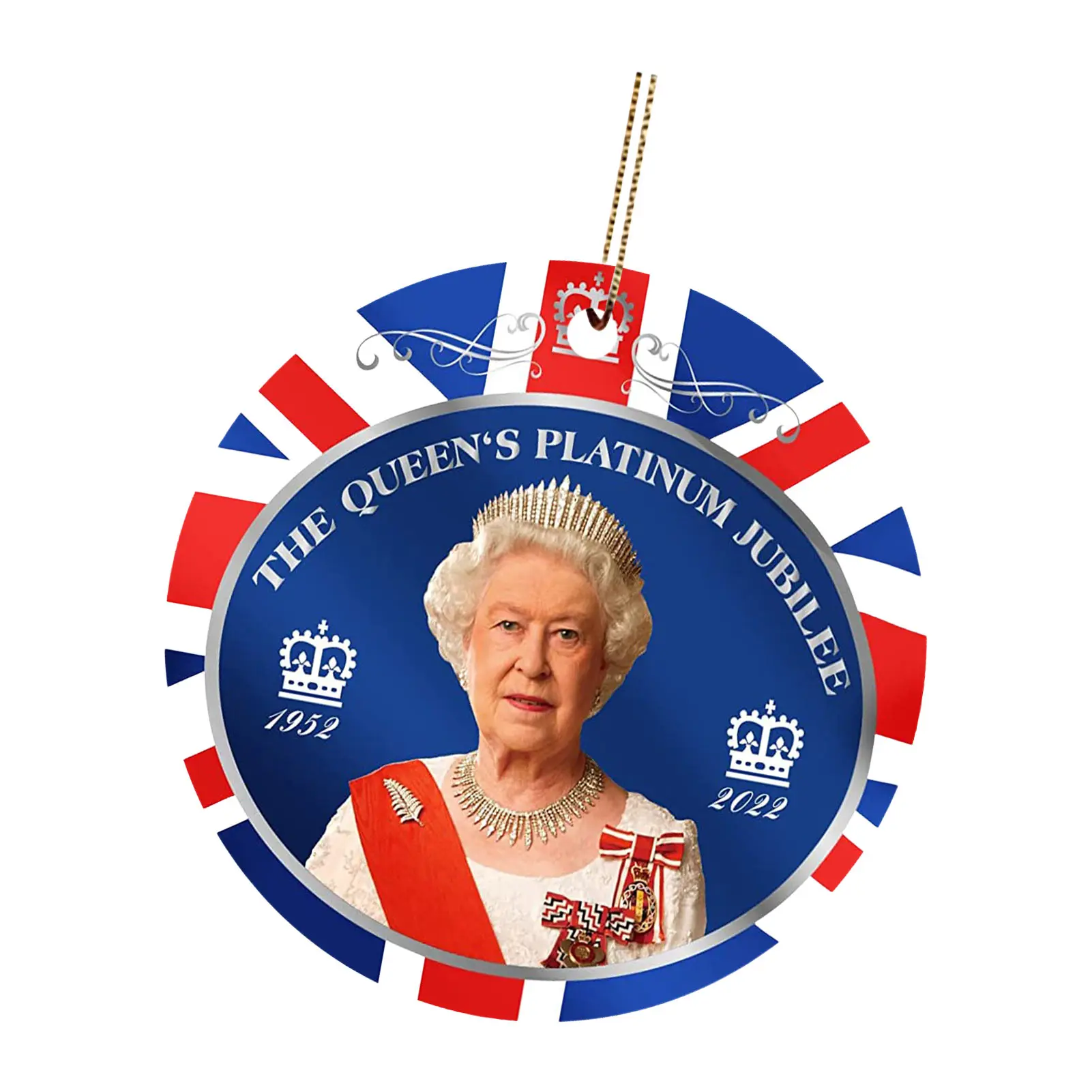 

Queen Of England Keychains Unique Souvenir Pendant Vivid Queen Pendant Show Your British Pride Ideal Decoration For Car Truck