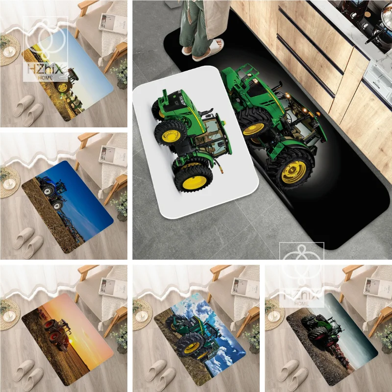 

Tractor Car Outdoor Mat Bedroom Living Room Home Decor Anti-Slip Bathroom Kitchen Room Carpet Balcony Doormat Laundry Room Rug