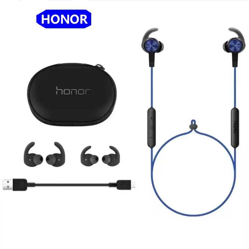 Фото Новые наушники Honor xsport AM61 с Bluetooth и беспроводным подключением, с микрофоном, внутриканальные, с функцией быстрой зарядки, для Honor, iOS, Android. №2