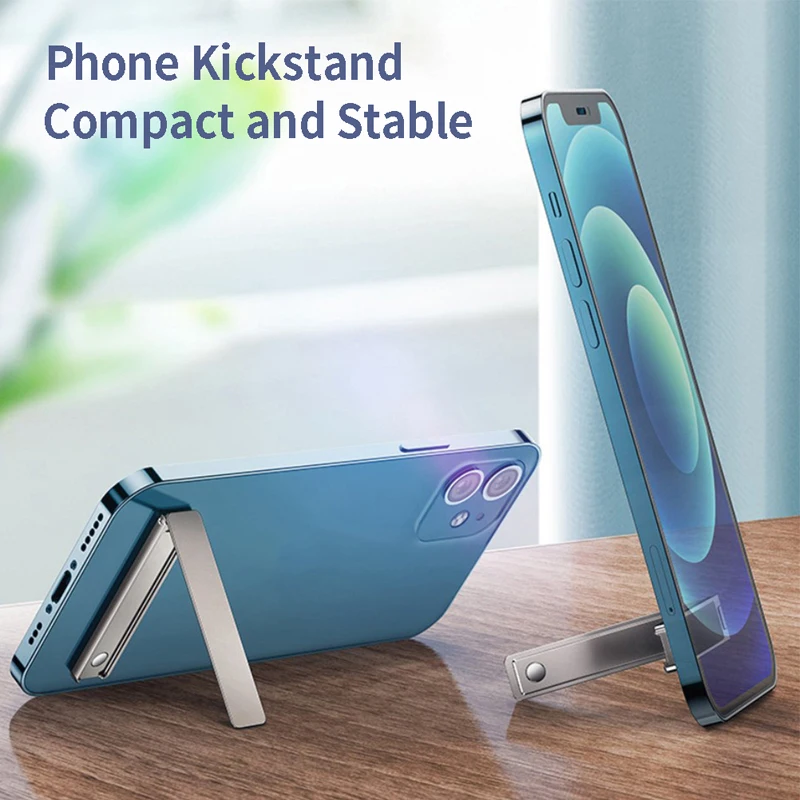 

Metal Phone Holder Kickstand Universal Mini Folding Desk Tablet L Shaped Socket Phone stand