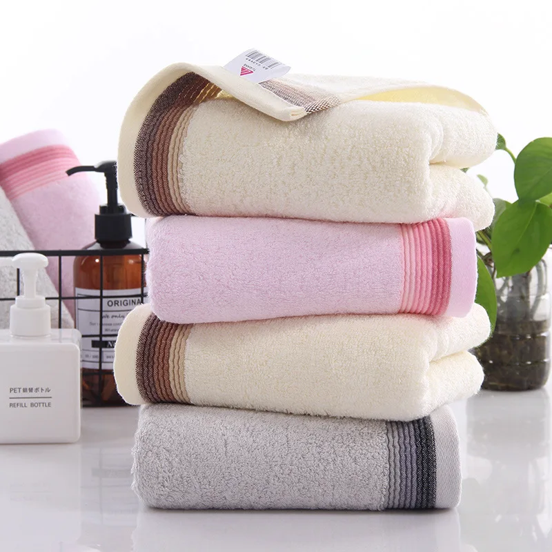 

1/2/4pcs Bamboo Fiber Face Towel for Adult Men Women Home Quick Drying Microfiber Hair Towels 34*75cm Terry Towels for Kitchen