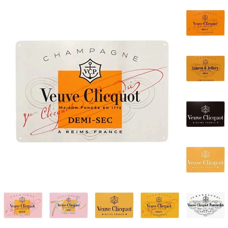 

Оловянные металлические знаки Veuve, винтажная табличка для паба, кафе, двора, мужская пещера, бара, украшение для стен, искусство