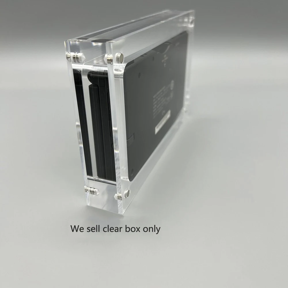 Прозрачная магнитная акриловая коробка для хранения игровой консоли NDSi DSI чехол