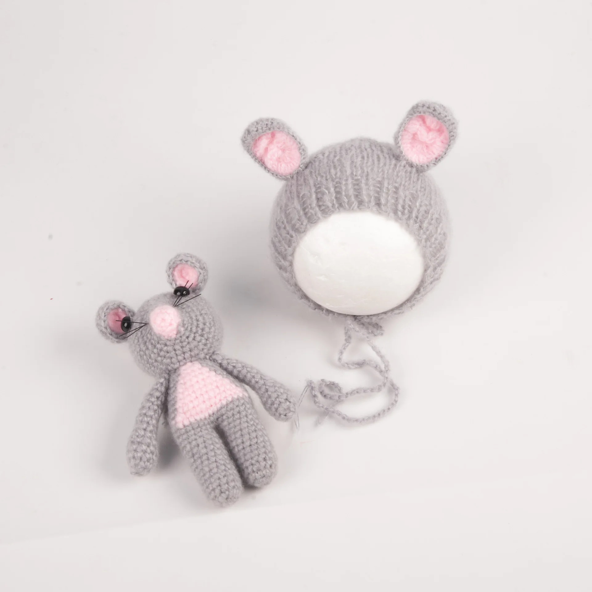 Newborn Photography Props Romper Set Hat Baby Photo Studio Shoot Clothes Boy and Girl Costume