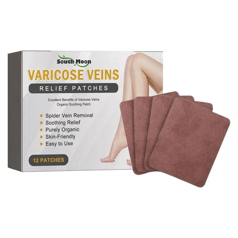 

Leg Varicose Vein Effective Leg Vein Care Patches Non-sticky Natural Herbal Vein Patch Soothing Leg Spider Vein Remover Odorless