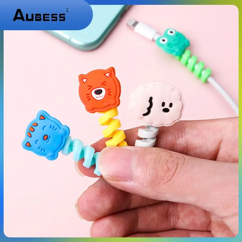 

Lovely Cartoon Charger Cable Covering Line Protective Cable Covering Line Cover Earphone Protective Cable Protective Cover