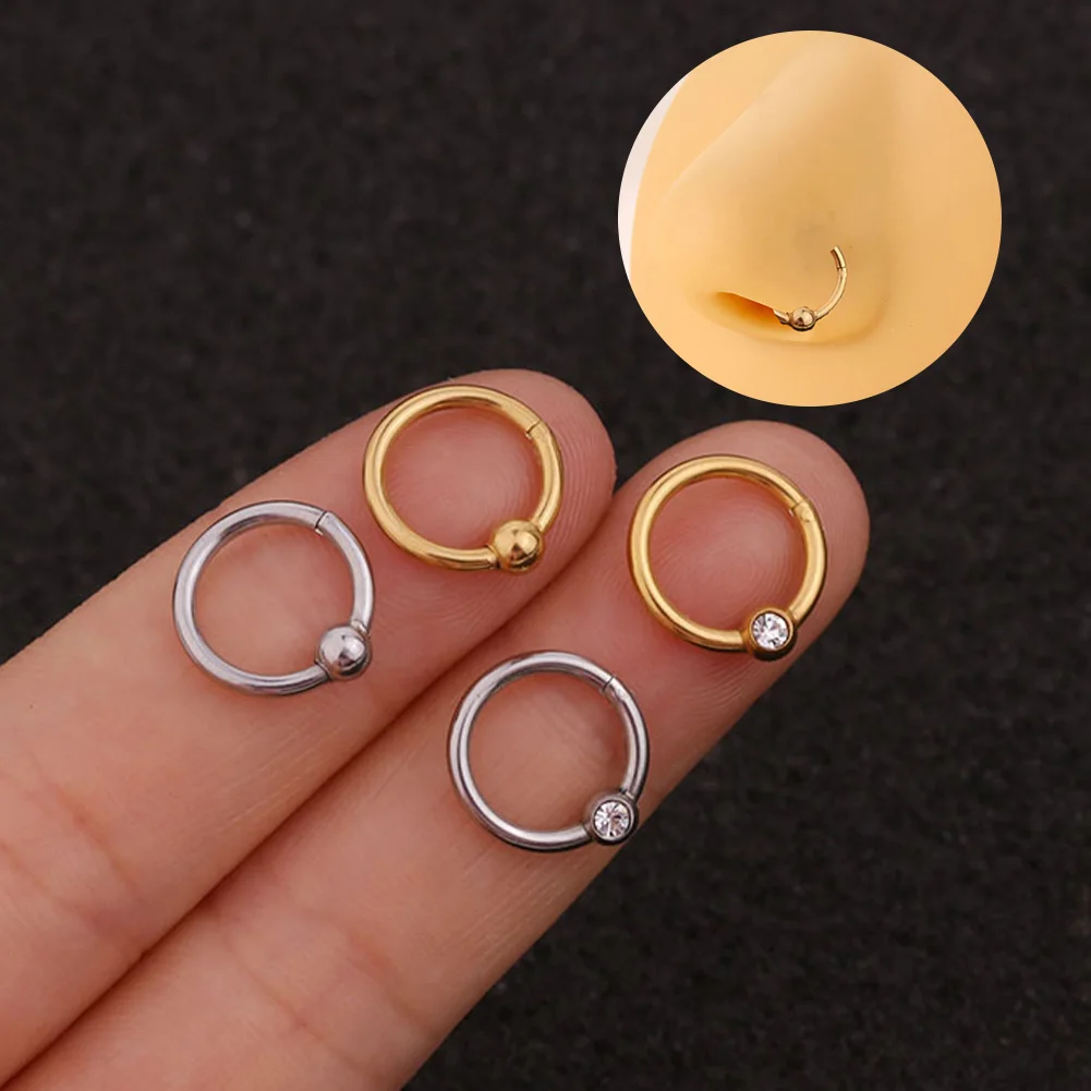 

Fake Piercing Nose Clip Nose Clip Cuff Clip On Nose Hoop Ring Body Jewelry Gifts Non Pierced Without Hole Nose Ring