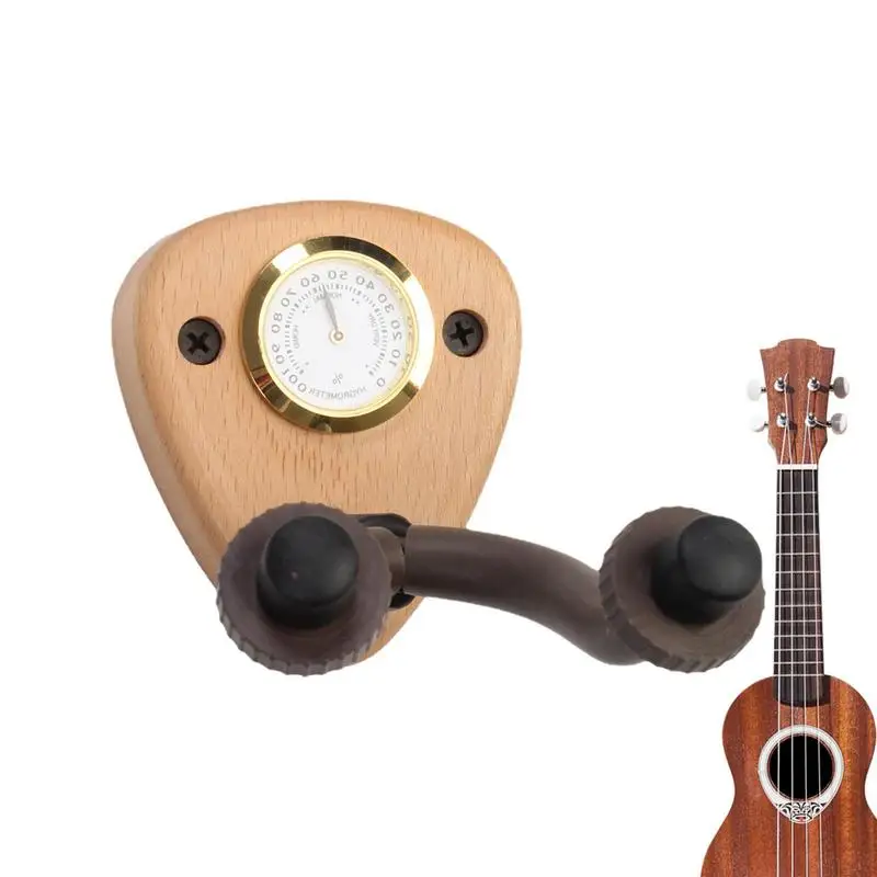 

Настенное крепление-вешалка для гитары, с гигрометром