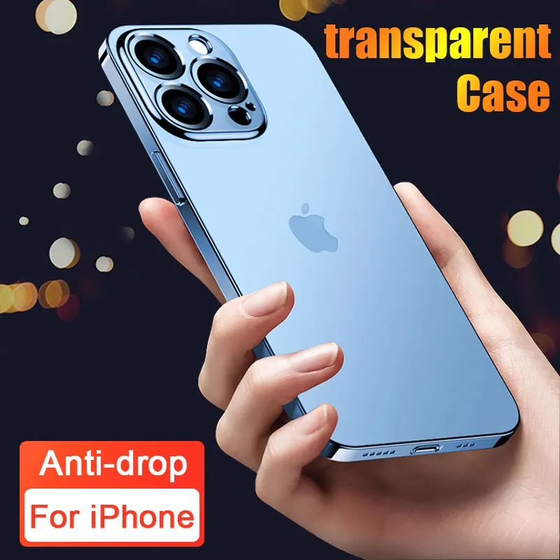 

Ultra Thin Clear Case For iPhone 11 12 13 Pro Max XS Max XR X Soft TPU Silicone For iPhone 6s 7 8 SE 2020 Back Cover Phone Case