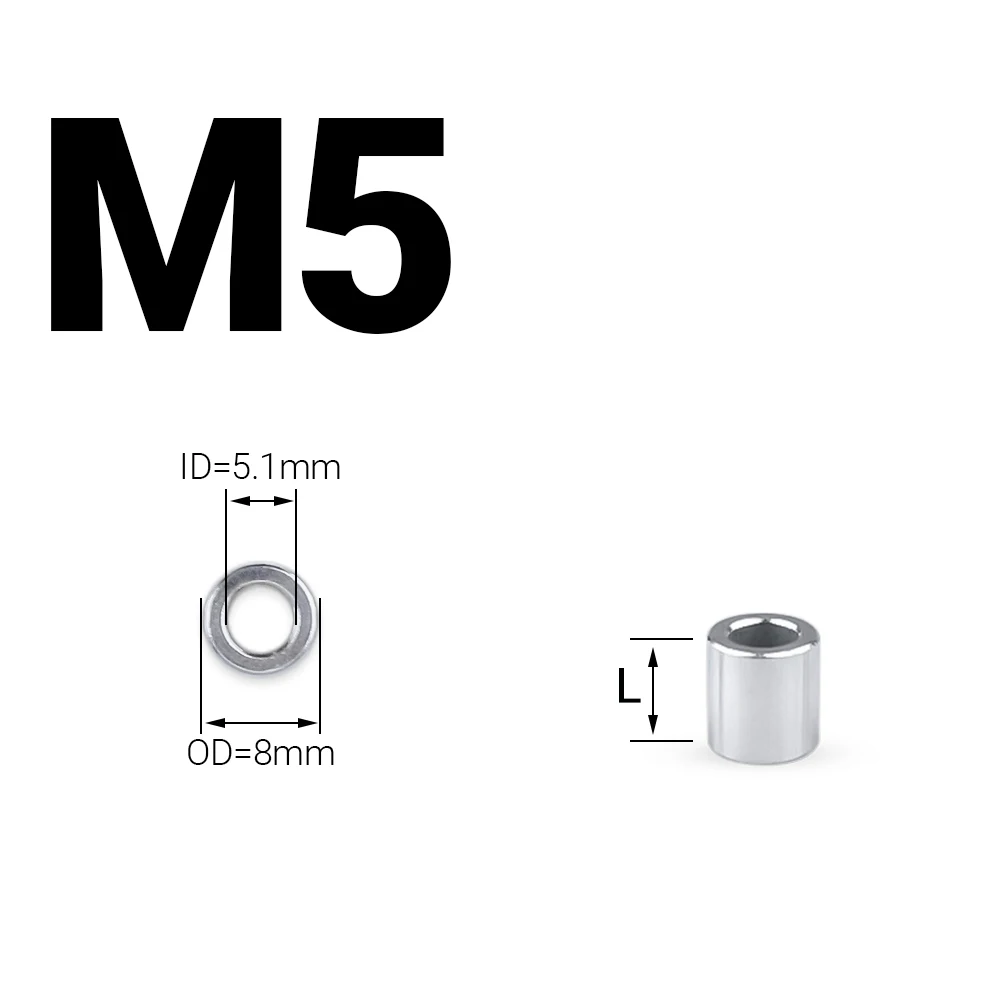 

100 шт. круглые проставки BULK-MAN М3-М8 3-70 мм