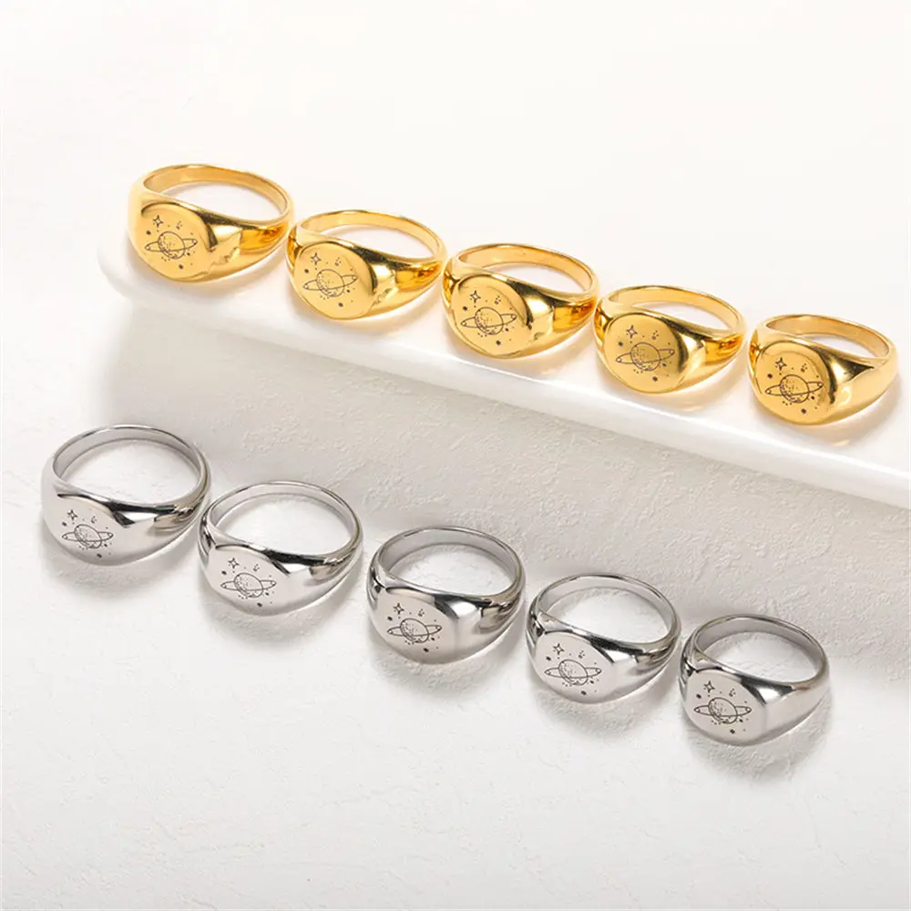 Кольцо GATTVICT из нержавеющей стали для мужчин и женщин Ювелирное Украшение в стиле