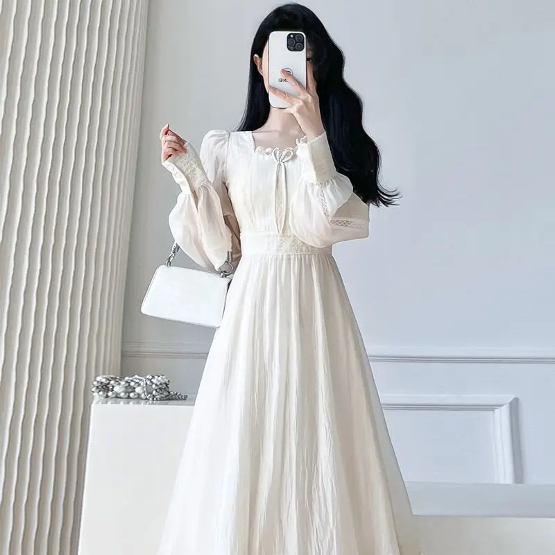 Женское длинное Бандажное платье элегантное модное с квадратным вырезом для