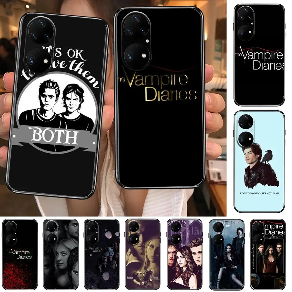 TV vampire diaries Phone Case For Huawei p50 P40 p30 P20 10 9 8 Lite E Pro Plus Black Etui Coque Painting Hoesjes comic fas