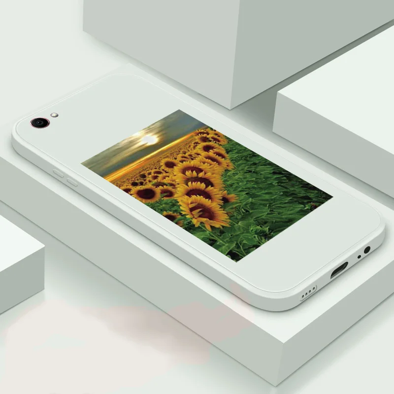 

For Vivo Y70s Y85 Y91 Y93 Y97 soft case TPU silicone phone Shell Flower back cover phone case Sunflower case