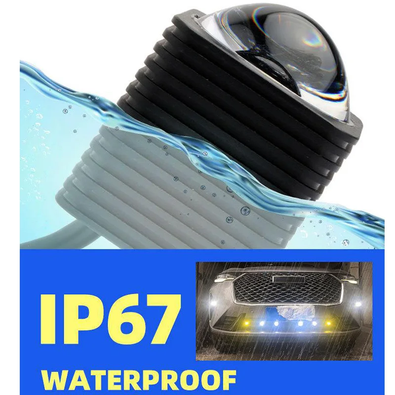 

36W Hi-Lo Beam Car Headlight Light Bi-LED Laser Projector Lens for Increased Visibility