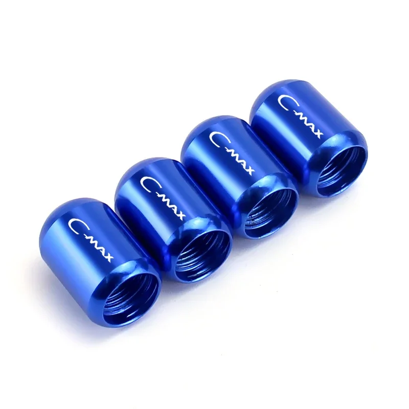 Колпачки клапанов автомобильных колес 4 шт. металлическая основа для шин C-MaX Edge