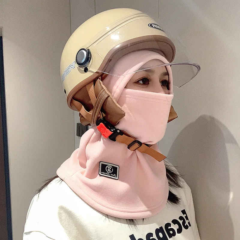 Теплая и холодостойкая шапка мужской женский осенне-зимний шлем ветрозащитная