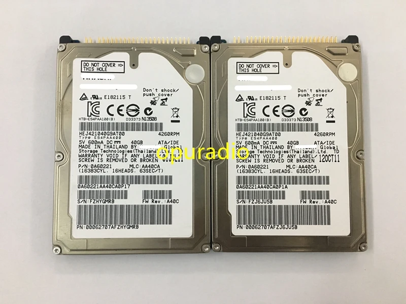 100% оригинальный новый жесткий диск HEJ421040G9AT00 40 ГБ для VW жёсткий автомобиля