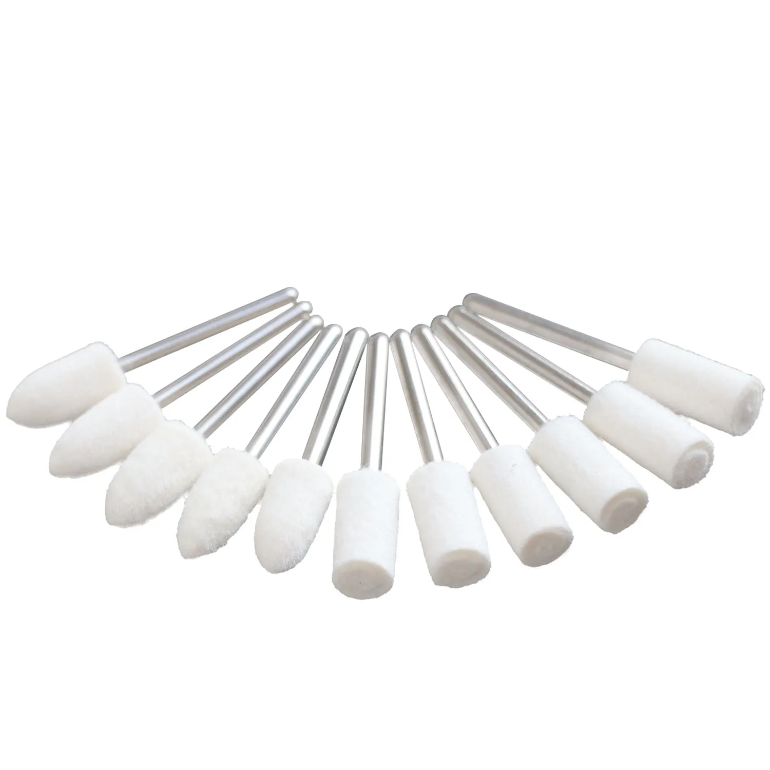 10 шт. шлифовка полировка круглая подушечка шерстяной фетр хвостовик 2 35 мм