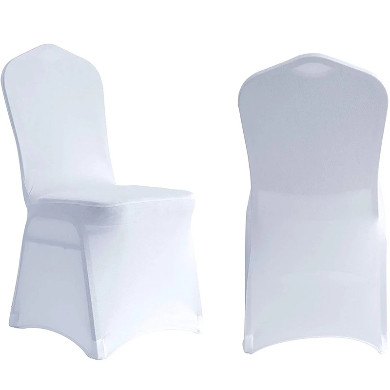 

Эластичные чехлы для стульев из белого спандекса, 25 шт.