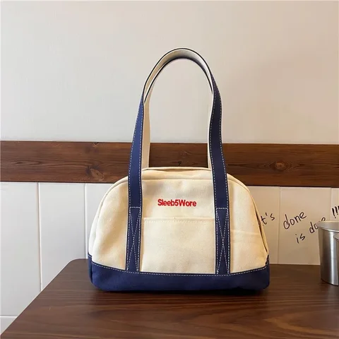 Повседневная Холщовая Сумка-тоут для женщин, вместительные дизайнерские дамские сумочки на плечо с надписью, роскошный большой шоппер для девушек, подарок